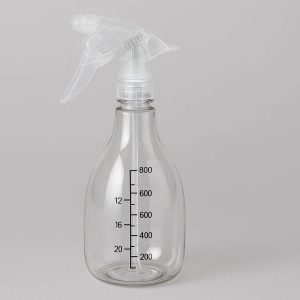 Transparent Scaled Plant Watering Bottle Clear Plastic Trigger Sprayer Accurate Measurement Garden Mist Tool